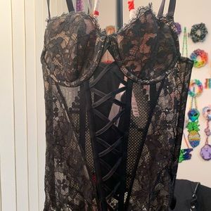Victoria’s Secret Lace Corset Teddy